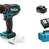 Makita DHP482RTJ – Set De Perceuse Visseuse à Percussion 18 V Li-Ion (2x Batteries 5.0Ah) Et MAKPAC à prix d'occasion 16