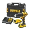 vente chaude Ensemble Perceuse / Tournevis à Percussion à Batterie Li-Ion 18V DeWalt DCD778D2T En Tstak (2x Batterie De 2,0 Ah) – 65 Nm 14